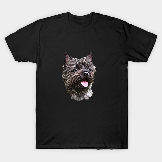 Cairn Terrier Cutie T-Shirt by ElegantCat